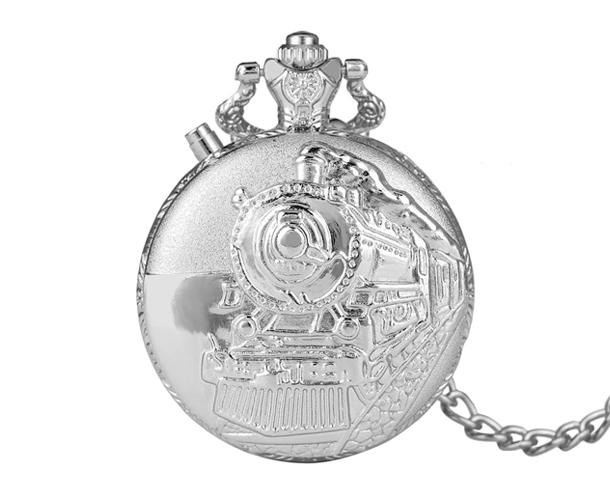 
  
classic pocket watch quartz train LED

